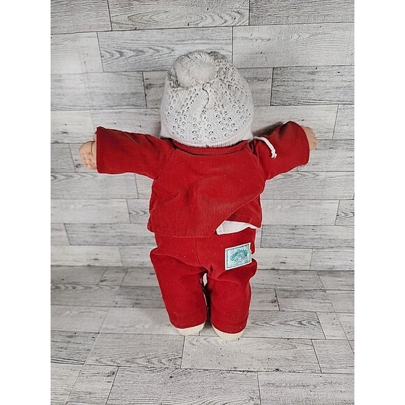 Vintage Cabbage Patch Kids Doll 1983 Red Corduroy Outfit 16" CBK 80s - Picture 7 of 14